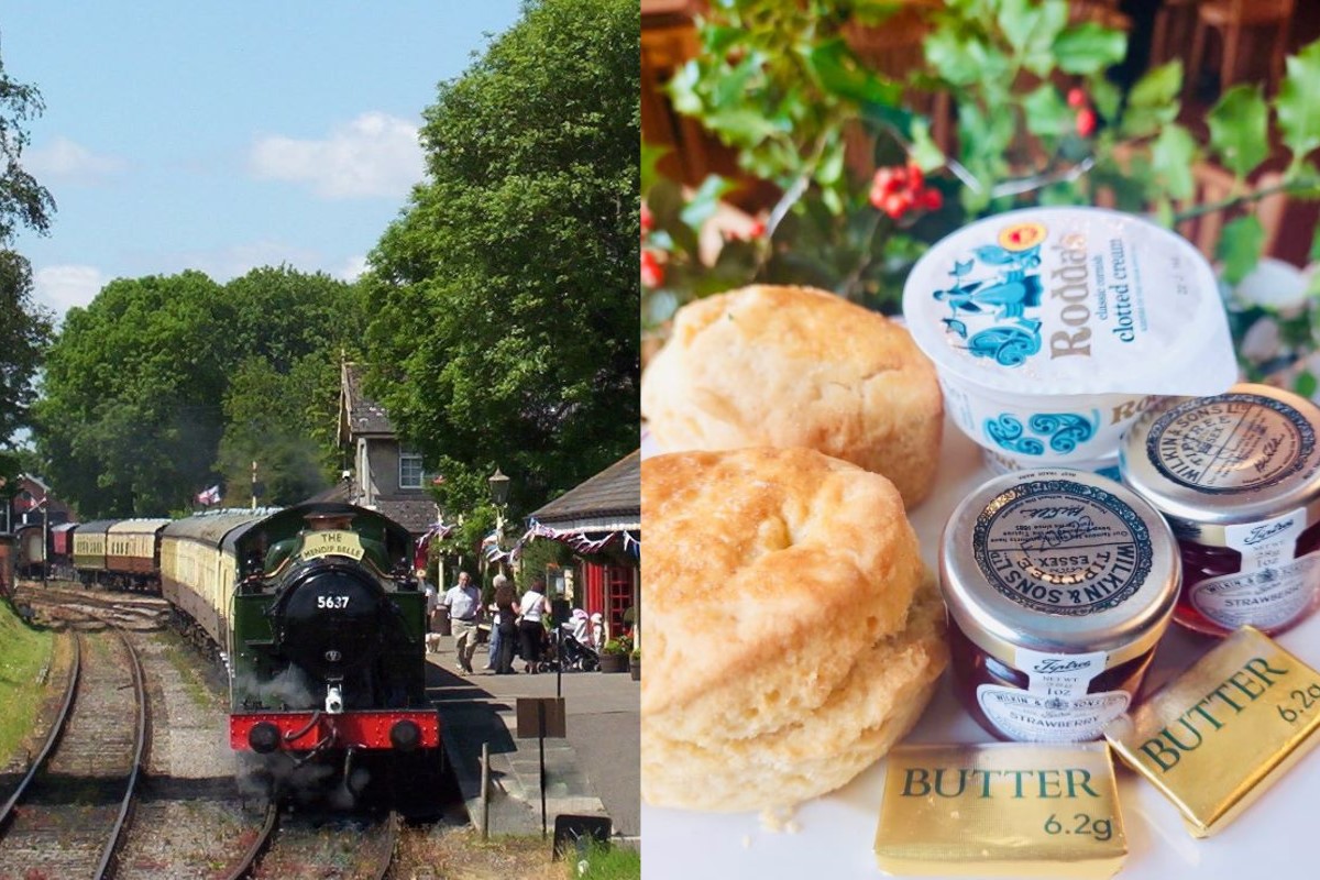 Steam Train Cream Tea for Two - Special Offer Experience from Trackdays.co.uk