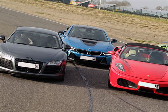Premium Triple Supercar Thrill Experience from Trackdays.co.uk