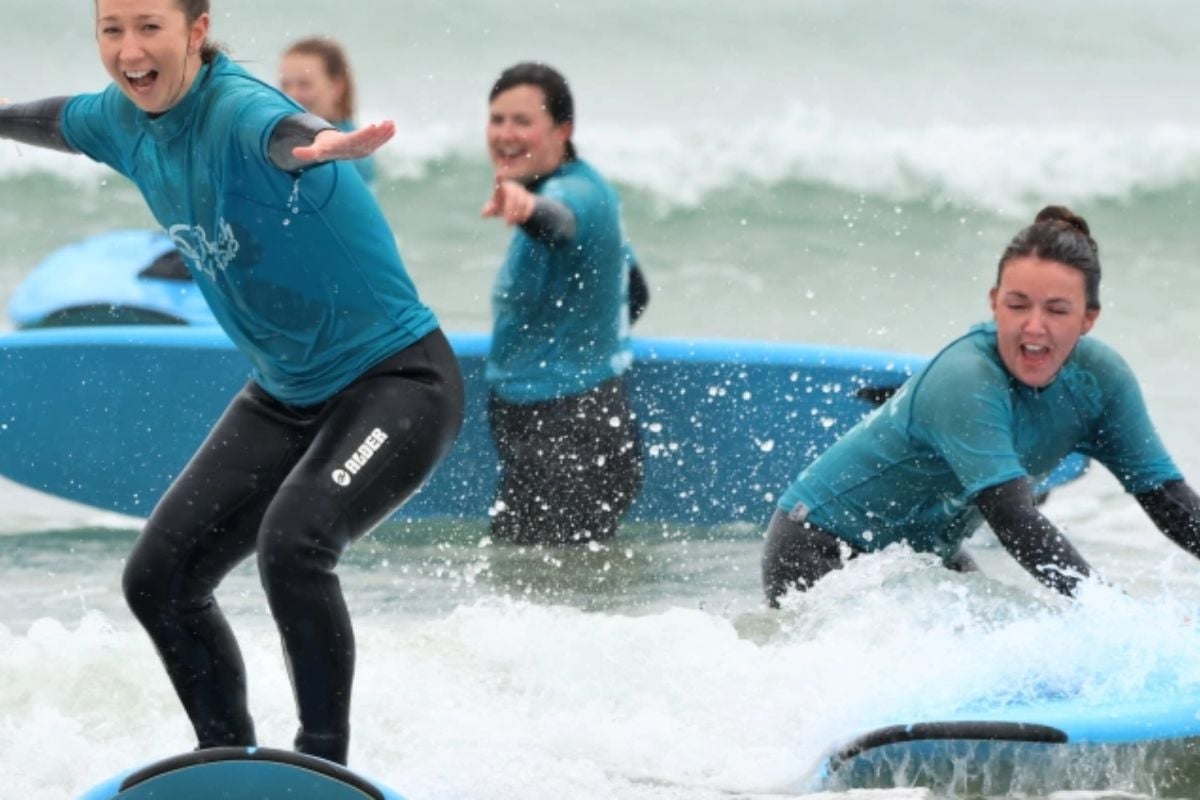 Private Surfing Lesson, Pizza & Prosecco for Two Experience from Trackdays.co.uk