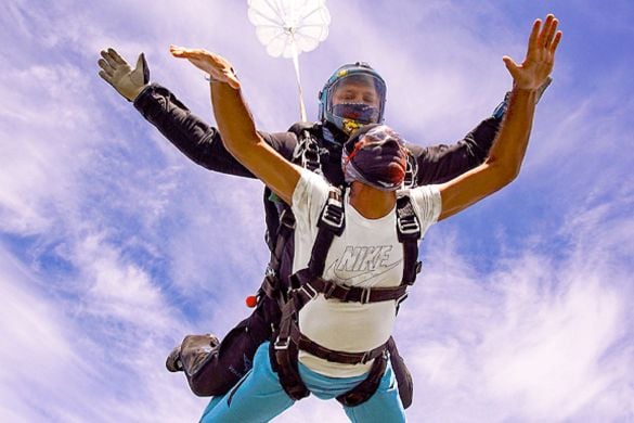 11,000ft Tandem Skydive For One - Lancashire Driving Experience 1