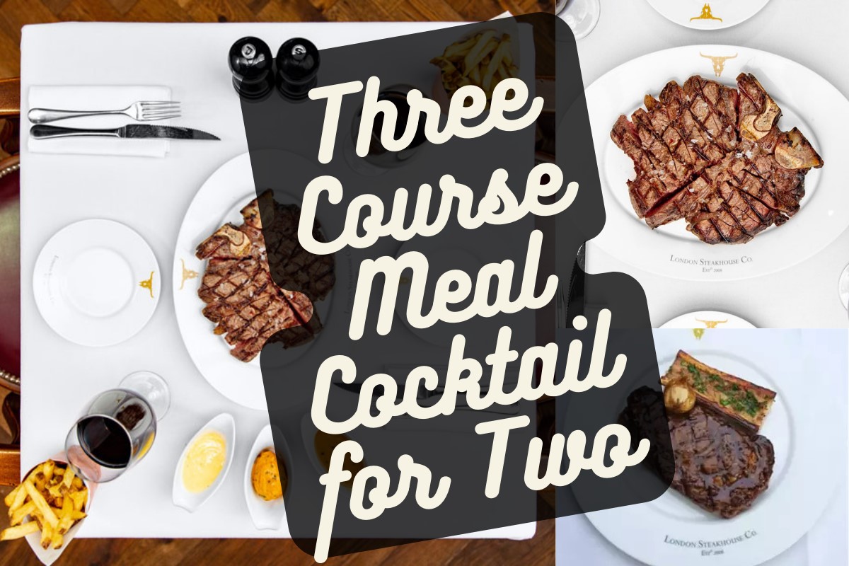 Three Course Meal Cocktail for Two Driving Experience 1