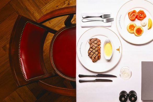 Three Courses and Champagne for Two at London Steakhouse Co Experience from Trackdays.co.uk