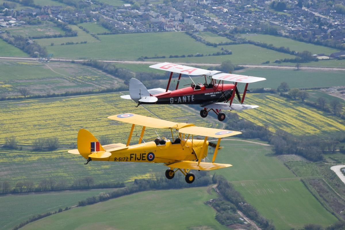 Tiger Moth Formation Experience for Two Driving Experience 1
