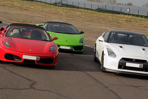 Triple Supercar Thrill Experience from Trackdays.co.uk
