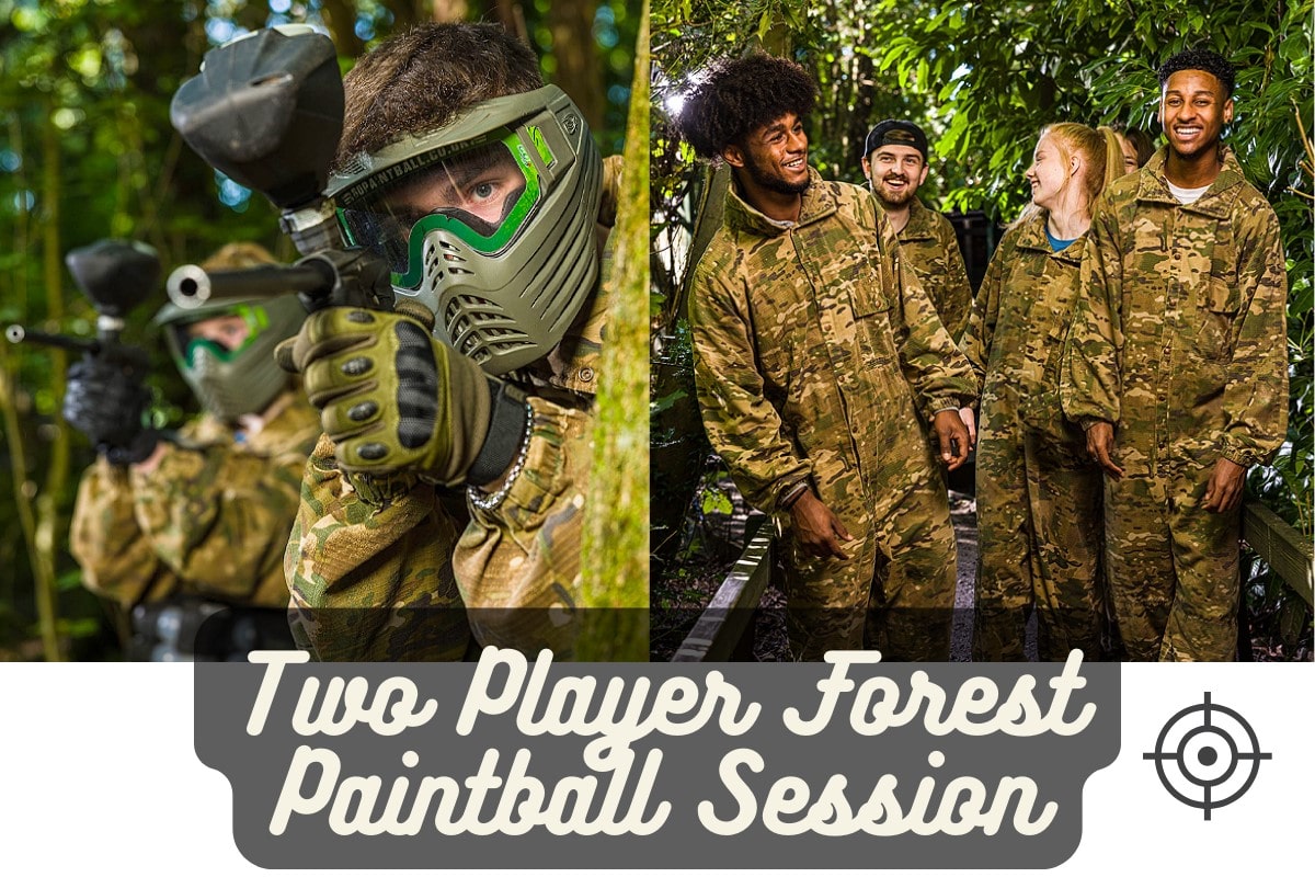 Two Player Forest Paintball Session Experience from Trackdays.co.uk