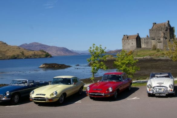Weekend Classic Car Rental in Scotland (Choice C) Experience from Trackdays.co.uk