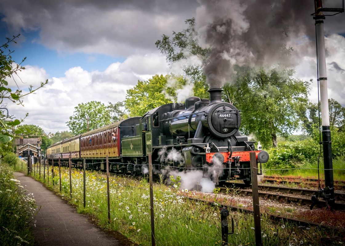 Whistlestop Cream Tea And Train Ride for Two - Somerset Driving Experience 1