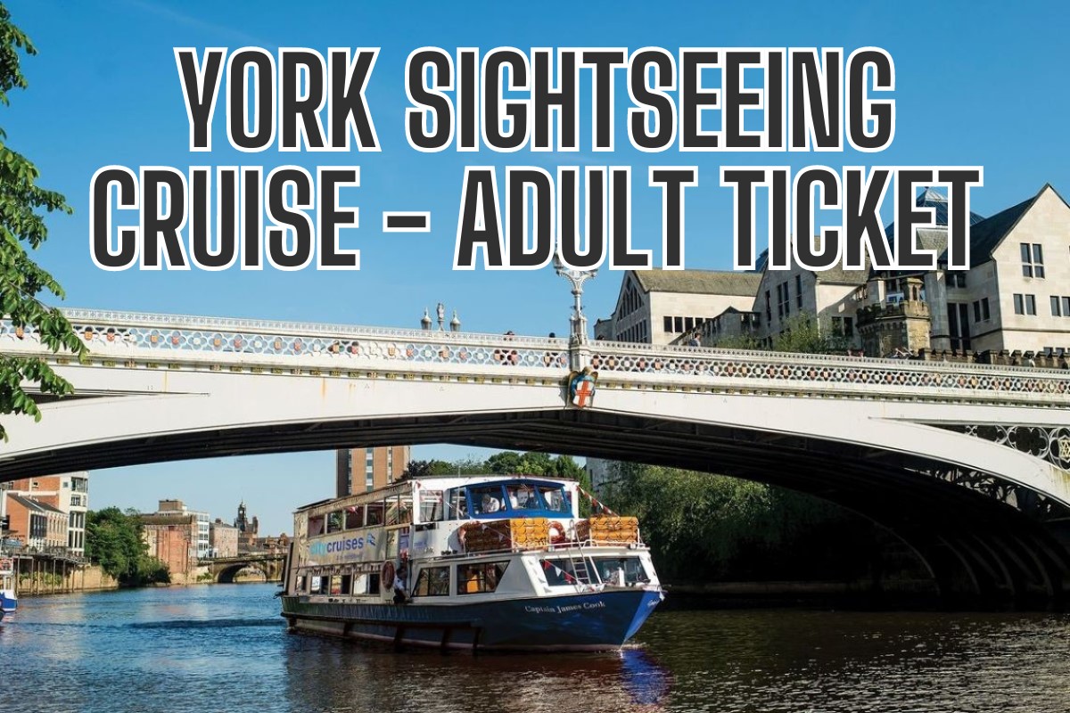 York Sightseeing Cruise - Adult Ticket Experience from Trackdays.co.uk