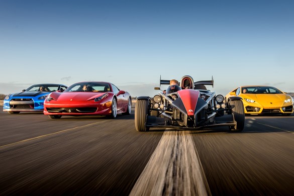 Four Supercar Thrill With High Speed Passenger Ride Track Days 4348